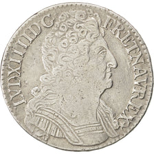 FRANCE, 1/2 Écu aux 3 couronnes, 1/2 ECU, 36 Sols = 6 Deniers, 1712, Paris, KM .