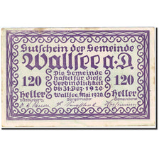 Banknote, Austria, Wallsee, 120 Heller, château 1920-12-31 purple EF(40-45)