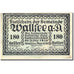 Banknote, Austria, Wallsee, 180 Heller château, 1920, 1920-12-31 black AU(50-53)