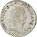 Coin, France, Louis XIV, 10 Sols aux insignes, 10 Sols-1/8 Ecu, 1707, Rennes