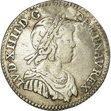 Moneta, Francia, Louis XIV, 1/12 Écu à la mèche courte, 1/12 ECU, 10 Sols