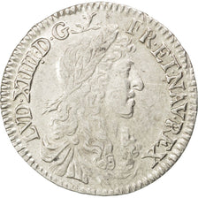 FRANCE, 1/12 Écu au buste juvénile, 1/12 ECU, 10 Sols, 1662, Paris, KM #199.1, A