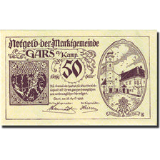 Banknote, Austria, Gars am Kamp, 50 Heller, Blason, 1920, 1920-12-31, UNC(64)