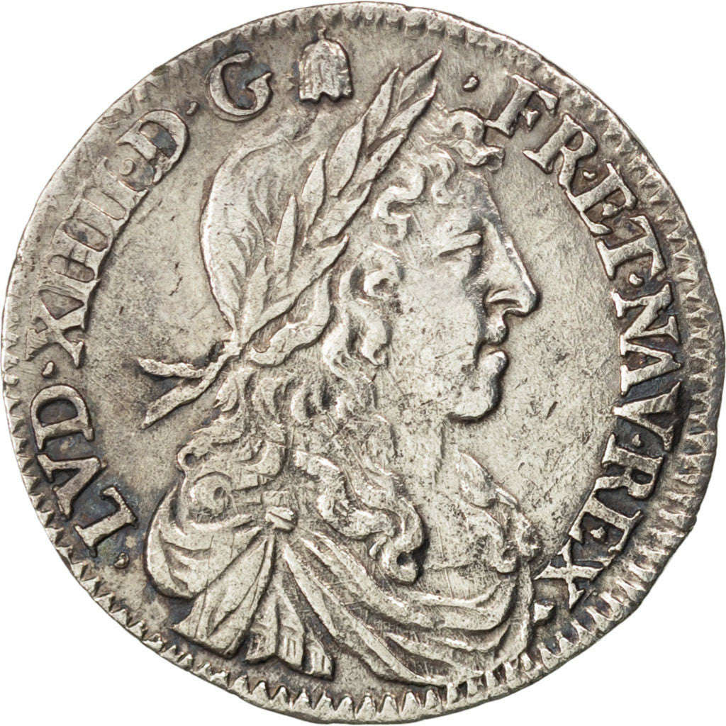 Moneda, Francia, Louis XIV, 1/12 Écu au buste juvénile, 1/12 ECU, 10 Sols
