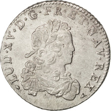 FRANCE, 1/3 Écu de France, 1/3 ECU, 1720, Rouen, KM #457.3, AU(55-58), Silver, .
