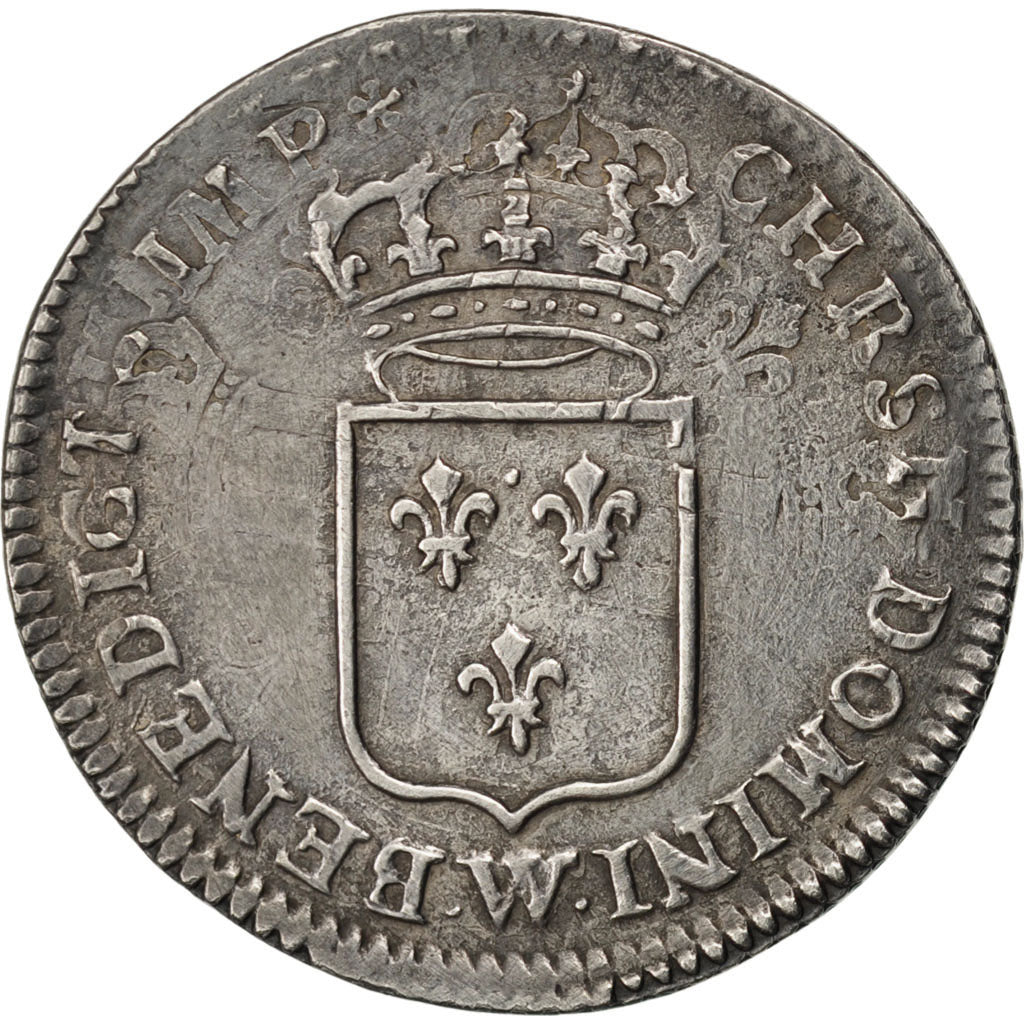 FRANCE, 1/3 Écu de France, 1/3 ECU, Lille, KM #457.22, VF(30-35), Silver, ...