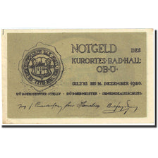Banconote, Austria, Bad Hall, 75 Heller, Monument, 1920, 1920-12-31, SPL