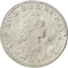 Francia, Louis XV, 1/4 Écu Vertugadin, 30 Sols, 1/4 ECU, 1716, Paris, MB, Ar...