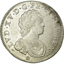 FRANCE, 1/4 Écu Vertugadin, 30 Sols, 1/4 ECU, 1716, Rouen, KM #419.3, EF(40-45),