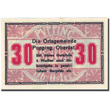 Banknote, Austria, Pupping, 30 Heller, pont, 1920, 1920-12-31, UNC(63)
