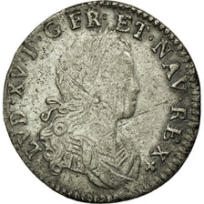 Münze, Frankreich, Louis XV, 1/6 Écu (XX – S) de France-Navarre, 20 Sols