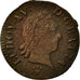 Coin, France, Louis XV, Liard à la vieille tête, Liard, 1770, Reims