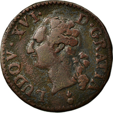 Coin, France, Louis XVI, Liard, Liard, 1786, Metz, VF(20-25), Copper, KM:585.2