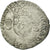 Moneta, Francja, Douzain, 1549, Rouen, VF(20-25), Bilon, Sombart:4380