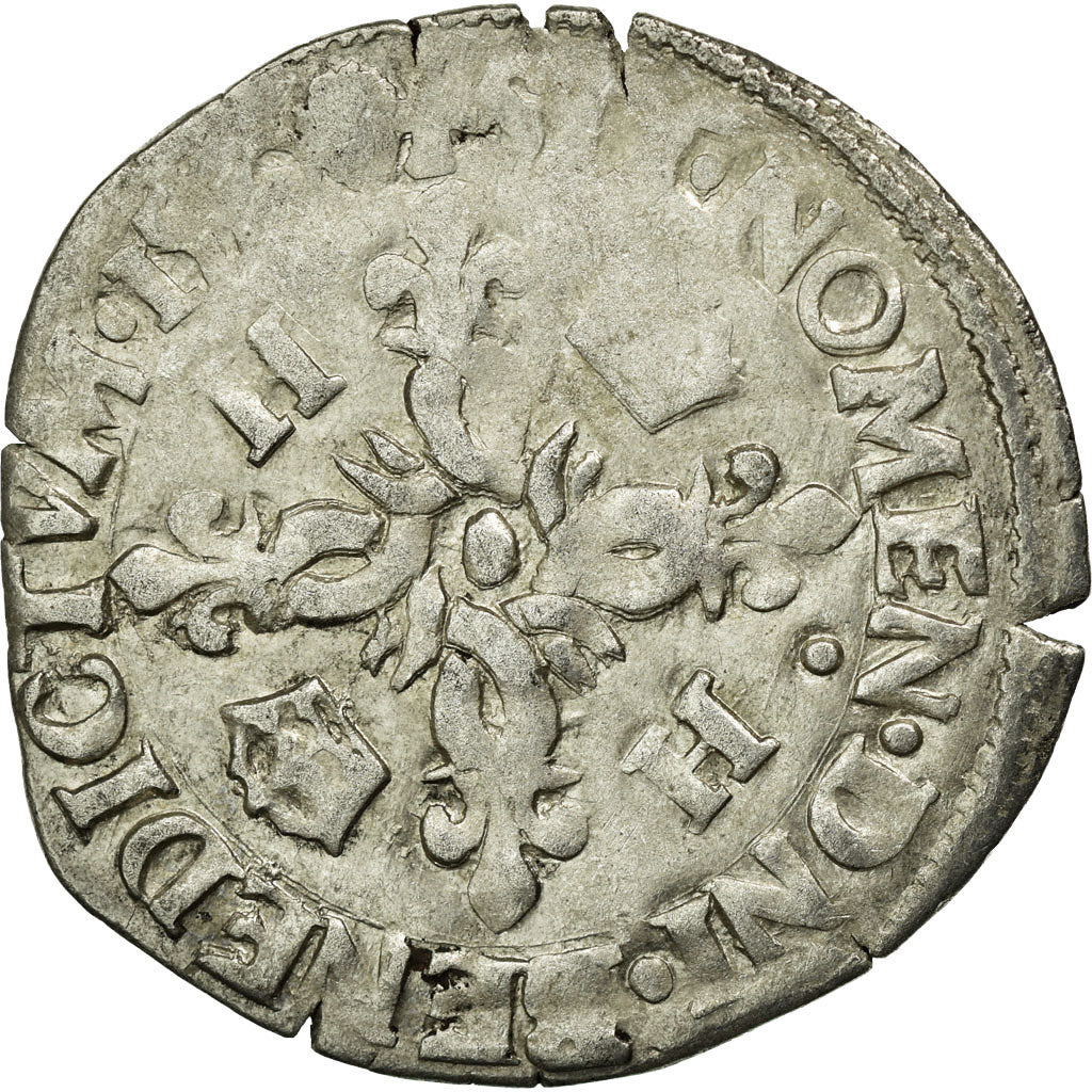 Monnaie, France, Douzain, 1550, Poitiers, TB, Billon, Sombart:4380