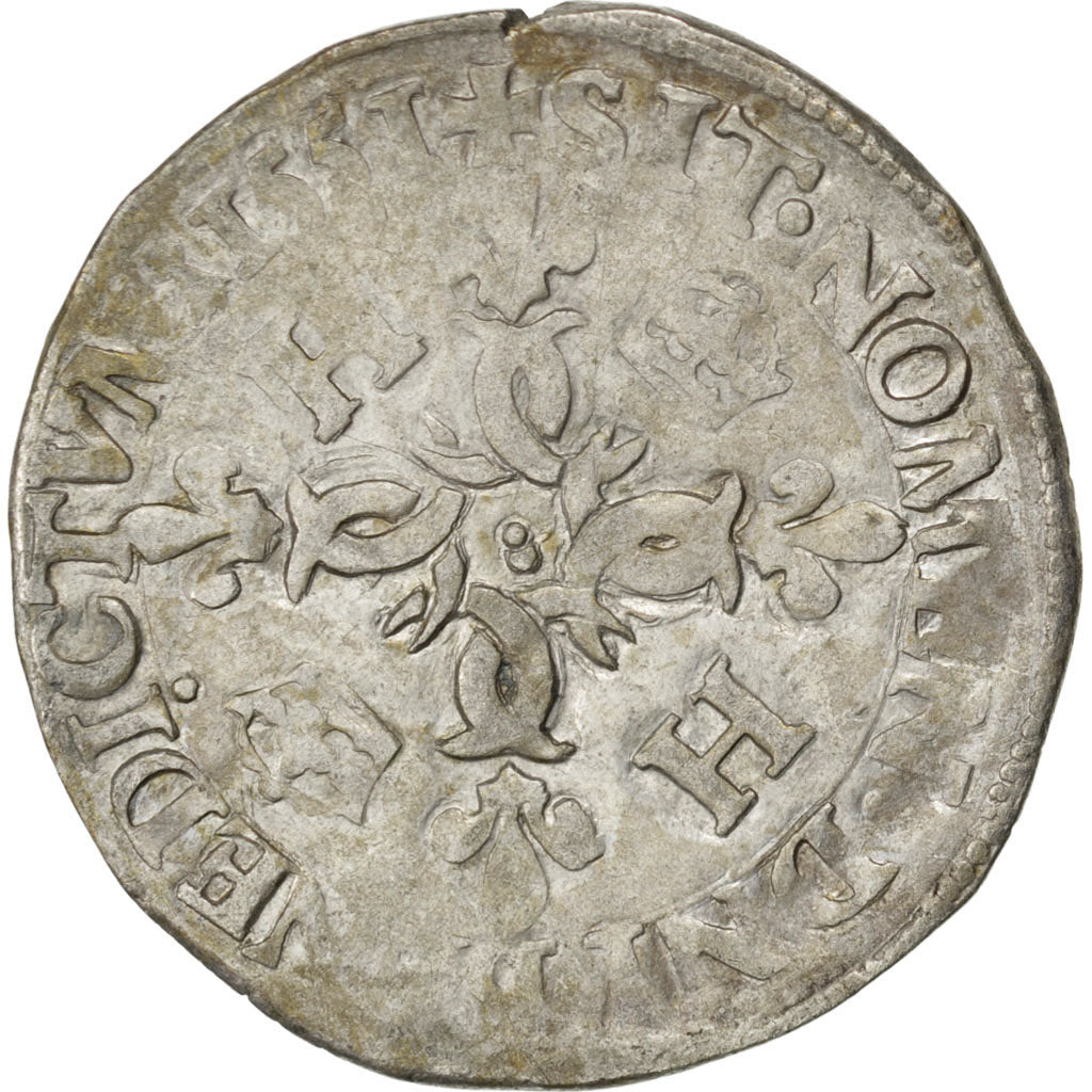 Monnaie, France, Douzain, 1551, Nantes, TB, Billon, Sombart:4380