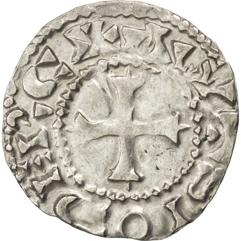 FRANCE, Denarius, AU(50-53), Silver, Boudeau #1731, 1.28
