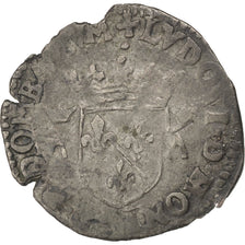FRANCE, Douzain, 1574, Trévoux, VF(20-25), Billon, Boudeau #1058, 1.93