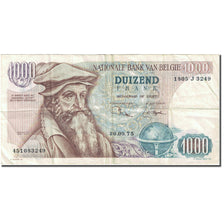 Geldschein, Belgien, 1000 Francs, 1961-1971, 1975-09-26, KM:136b, SS