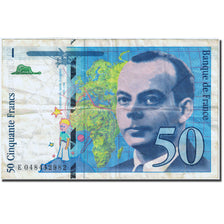 Francia, 50 Francs, 50 F 1992-1999 ''St Exupéry'' 1992-1999, 1999, MB+, Fay 73.5