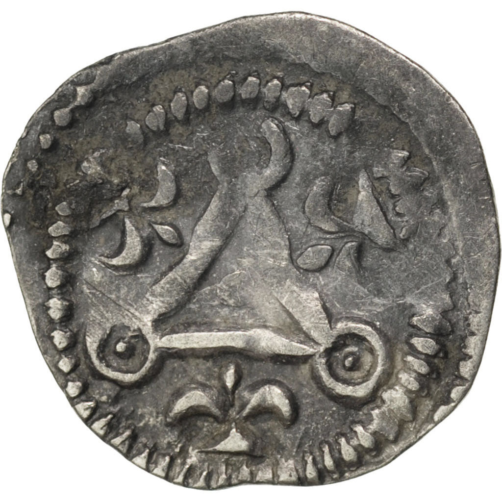 FRANCE, Denarius, Lille, VF(30-35), Silver, Boudeau #2185, 0.40