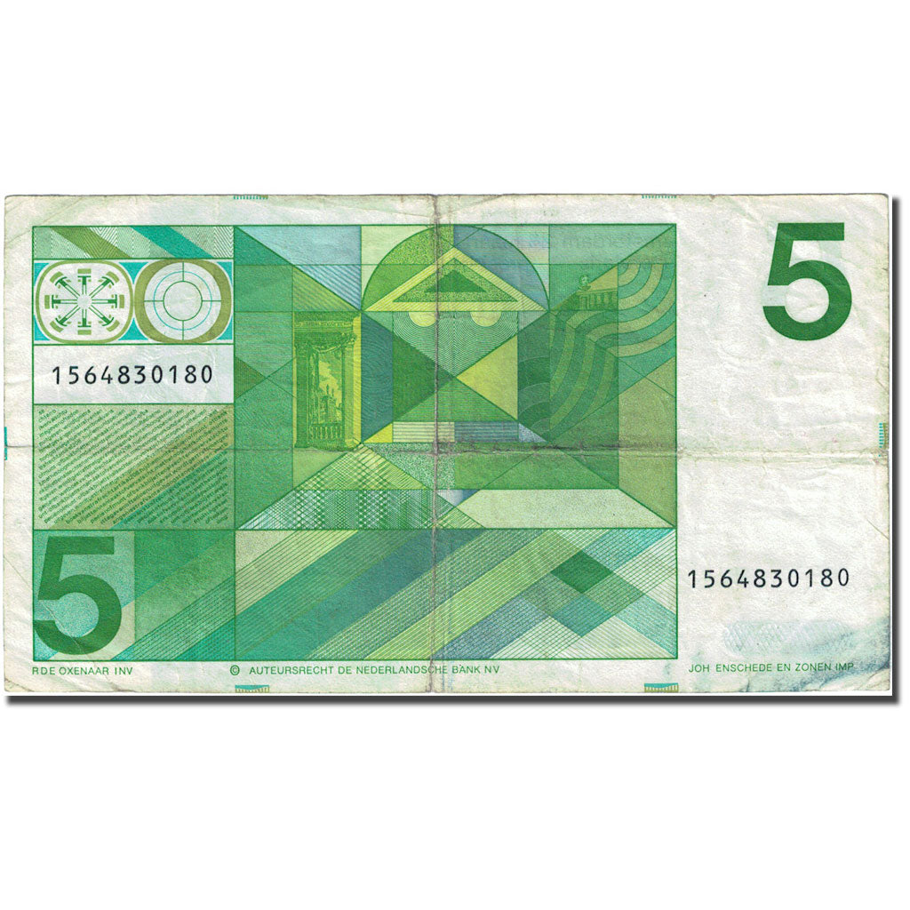 Banknote, Netherlands, 5 Gulden, 1973, 1973-03-28, KM:95a, VF(20-25)