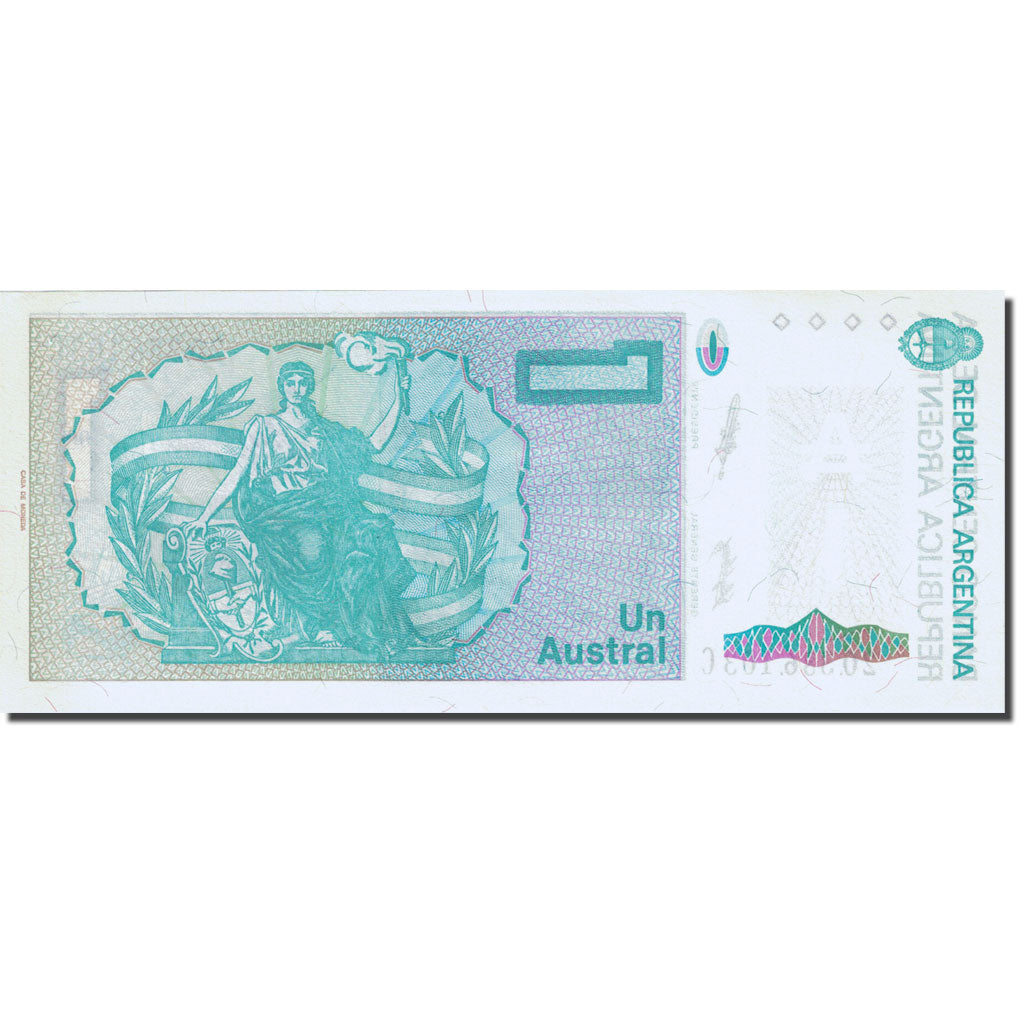 Billete, 1 Austral, 1985-1991, Argentina, Undated (1985-1989), KM:323b, EBC+