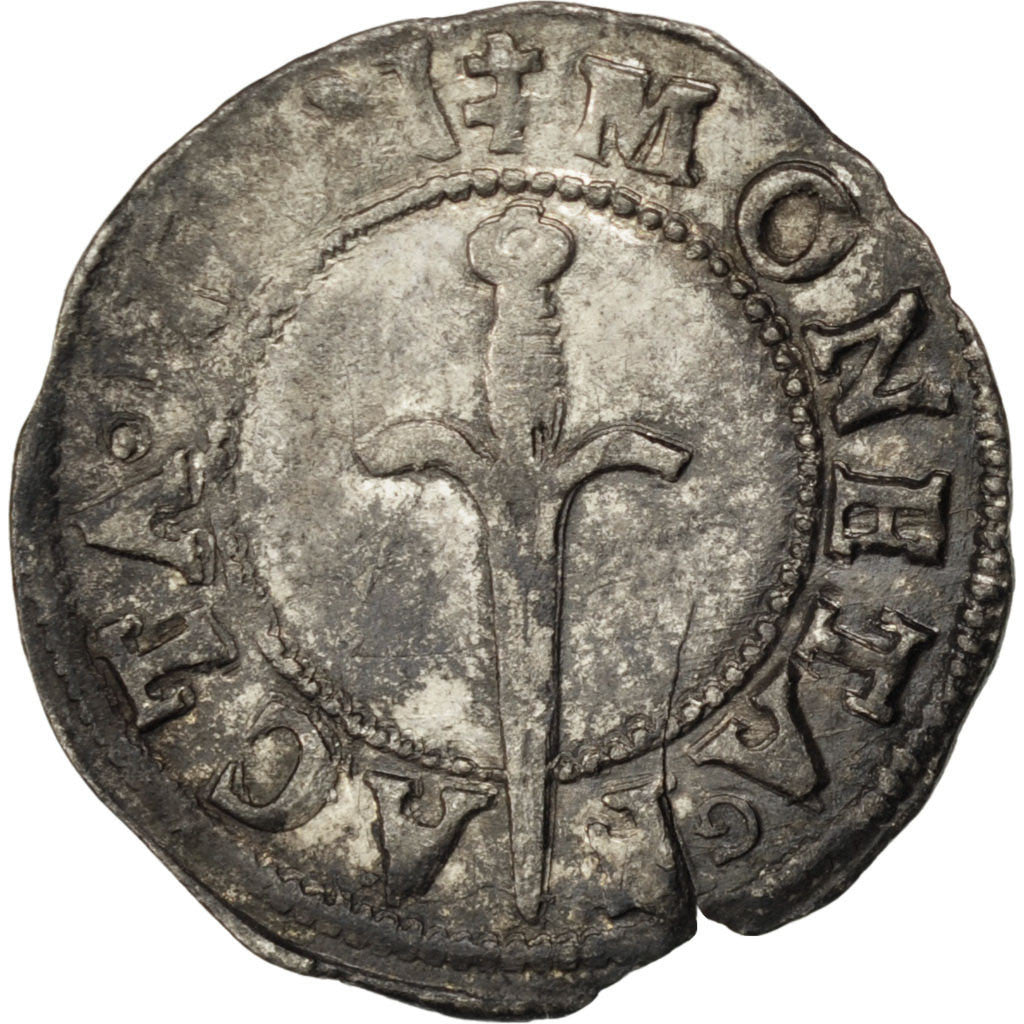 FRANCE, Double Denarius, Nancy, AU(50-53), Billon, Boudeau #1538, 0.88