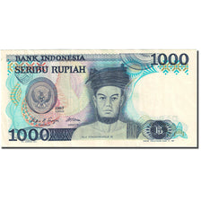 Banknote, Indonesia, 1000 Rupiah, 1984-1988, 1987, KM:124a, AU(55-58)