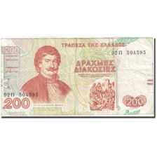 Banknote, Greece, 200 Drachmaes, 1995-1998, 1996-09-02, KM:204a, EF(40-45)