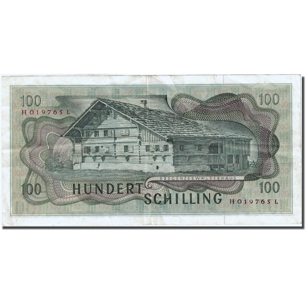 Banknote, Austria, 100 Schilling, 1956-1965, 1969-01-02, KM:145a, EF(40-45)