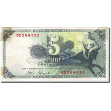 Geldschein, Bundesrepublik Deutschland, 5 Deutsche Mark, 1948, 1948-02-09
