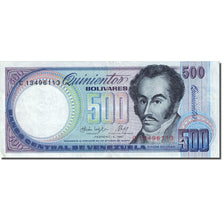 Billete, 500 Bolivares, 1981-1998, Venezuela, 1987-02-03, KM:67b, MBC+
