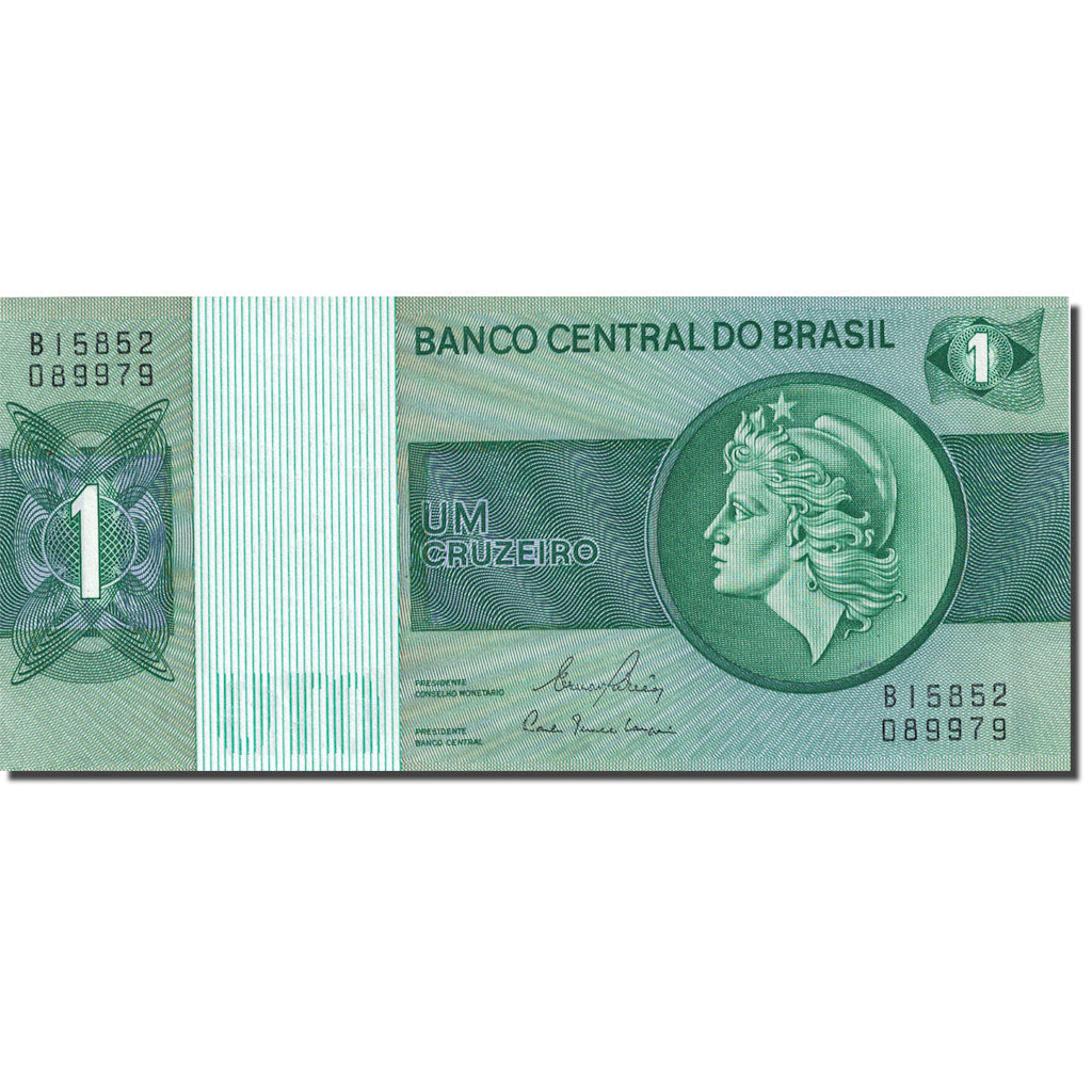 Banknote, Brazil, 1 Cruzeiro, 1970, 1980, KM:191Ac, UNC(63)