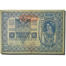 Banknote, Austria, 1000 Kronen, 1919, Old date 1902-01-02, KM:61, EF(40-45)