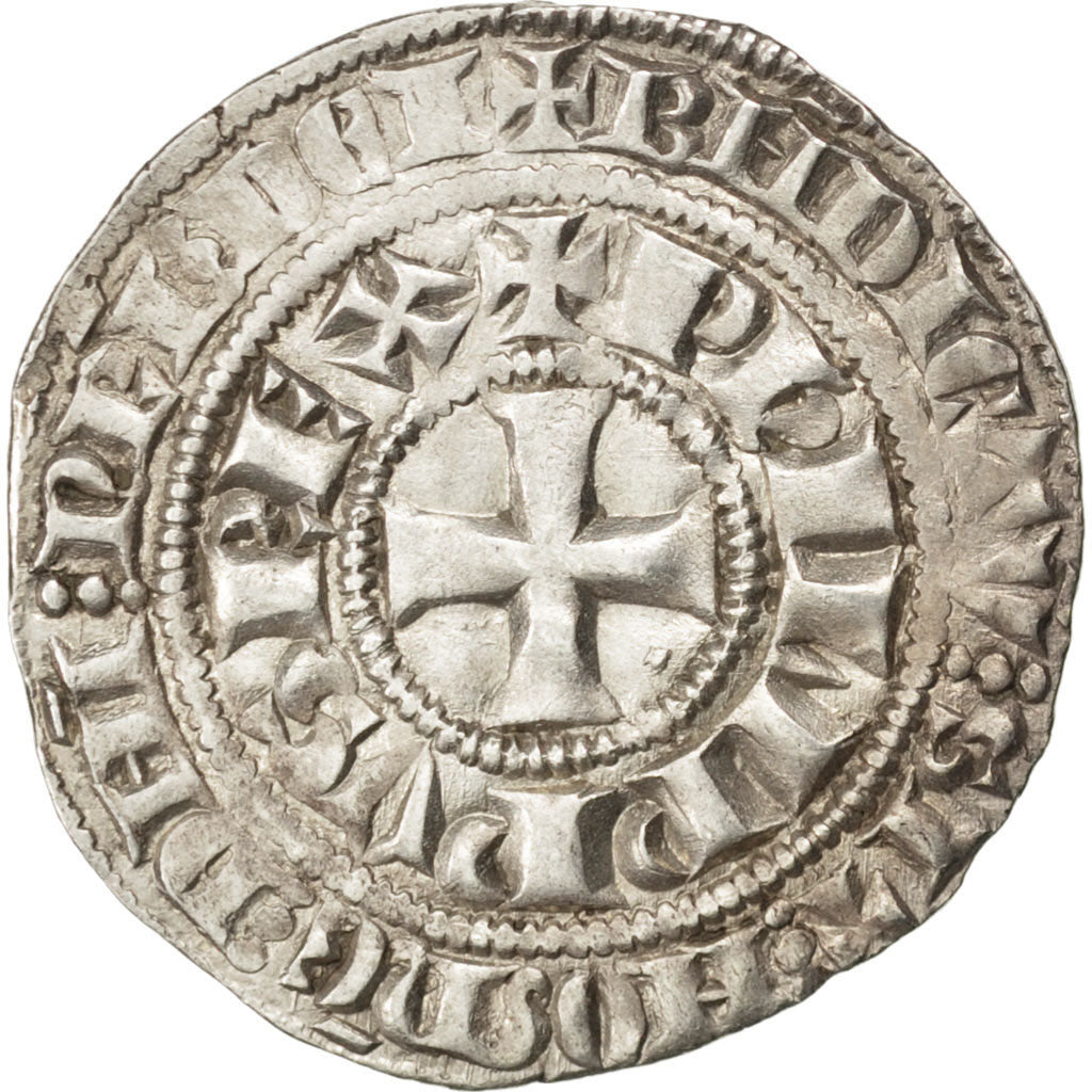 FRANCE, Maille Blanche, AU(55-58), Silver, Duplessy #215, 2.14
