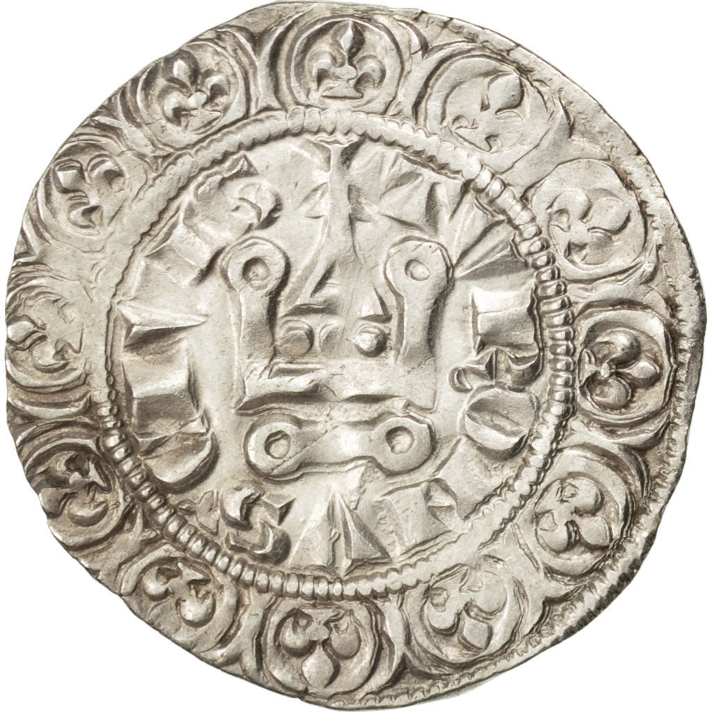 FRANCE, Maille Blanche, AU(55-58), Silver, Duplessy #215, 2.14