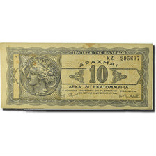 Billet, Grèce, 10,000,000,000 Drachmai, 1944, 1944-10-20, KM:134a, TTB