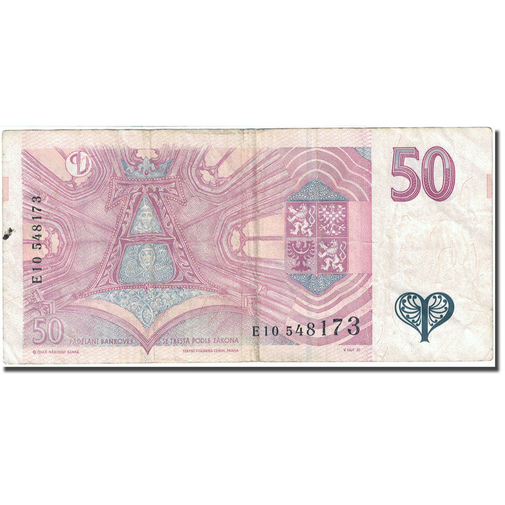 Banknote, Czech Republic, 50 Korun, 1997, 1997, KM:17, EF(40-45)