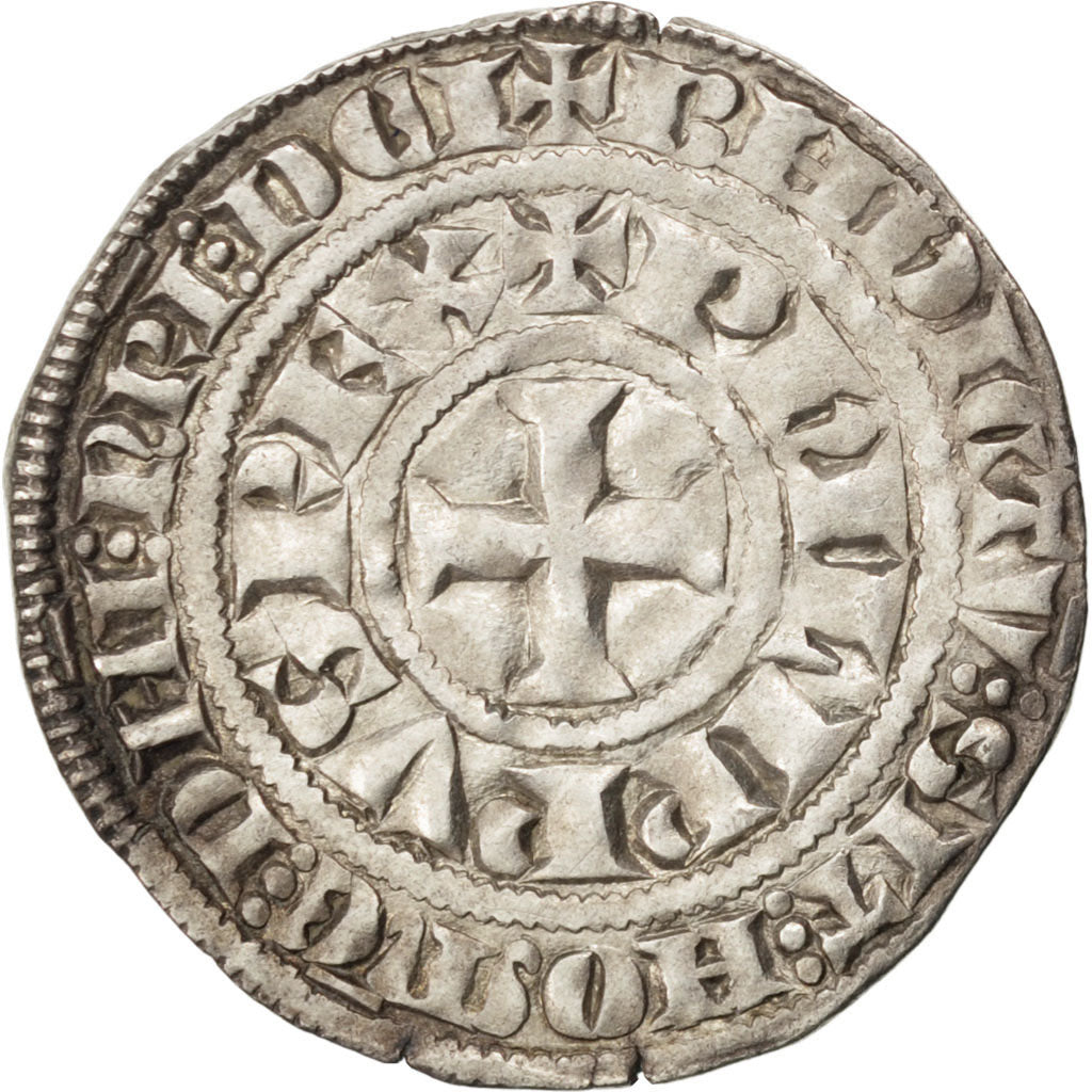 FRANCE, Maille Blanche, AU(55-58), Silver, Duplessy #215, 2.13