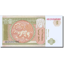Banconote, Mongolia, 1 Tugrik, 1994-1995, Undated (1993), KM:52, SPL