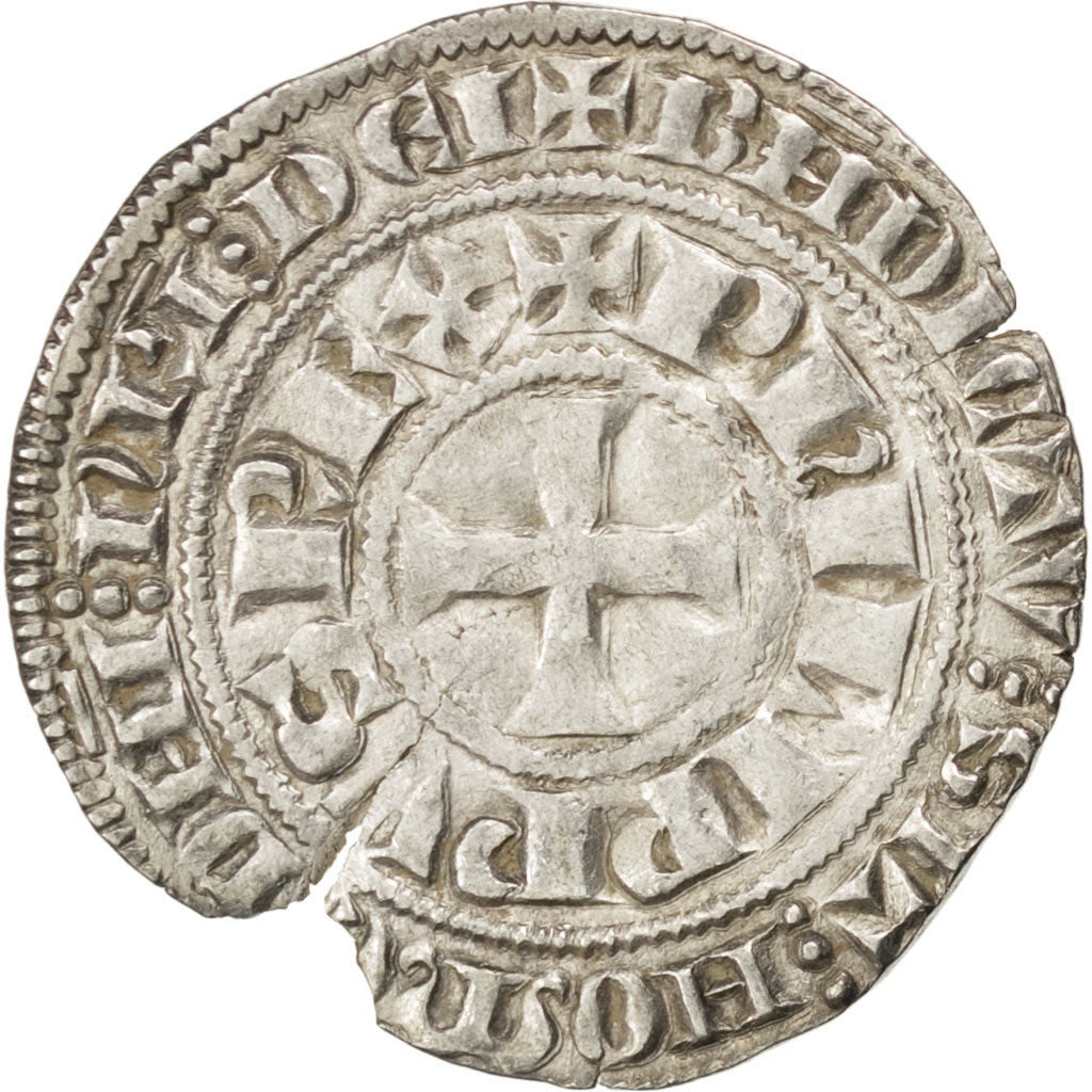 FRANCE, Maille Blanche, EF(40-45), Silver, Duplessy #215, 1.98