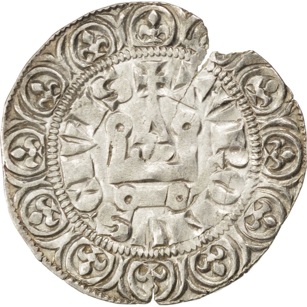 FRANCE, Maille Blanche, EF(40-45), Silver, Duplessy #215, 1.98