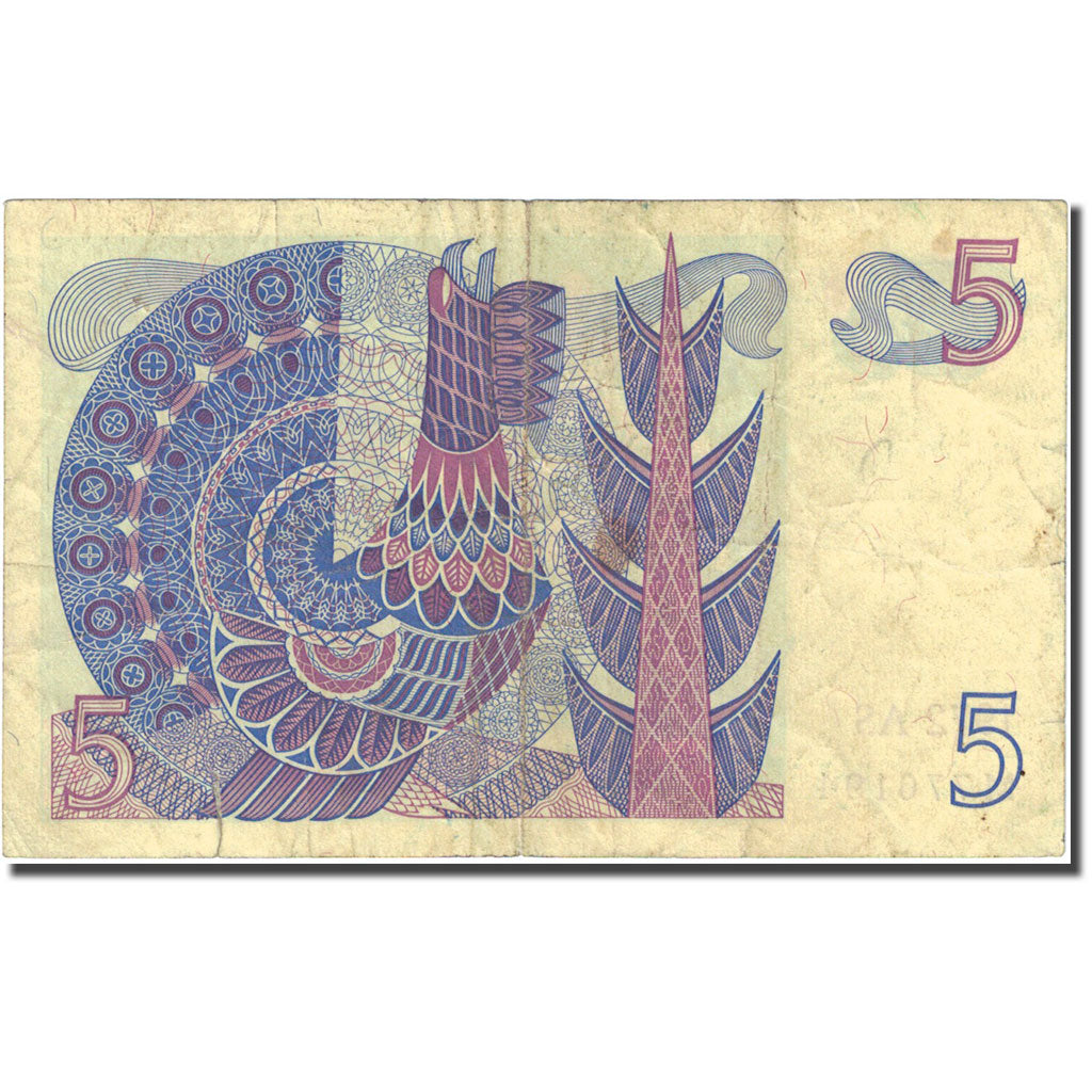 Banknote, Sweden, 5 Kronor, 1965-1981, 1972, KM:51c, VF(20-25)