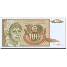 Banknote, Yugoslavia, 100 Dinara, 1990, 1990-03-01, KM:105, UNC(63)