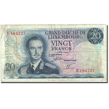 Banknote, Luxembourg, 20 Francs, 1966-1972, 1966-03-07, KM:54a, VF(20-25)