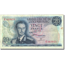 Banknote, Luxembourg, 20 Francs, 1966-1972, 1966-03-07, KM:54a, VF(30-35)