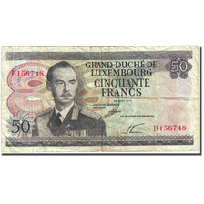 Banknote, Luxembourg, 50 Francs, 1966-1972, 1972-08-25, KM:55a, VF(20-25)