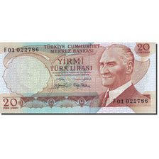 Banknote, Turkey, 20 Lira, 1966-1969, 1966-06-15, KM:181b, UNC(63)