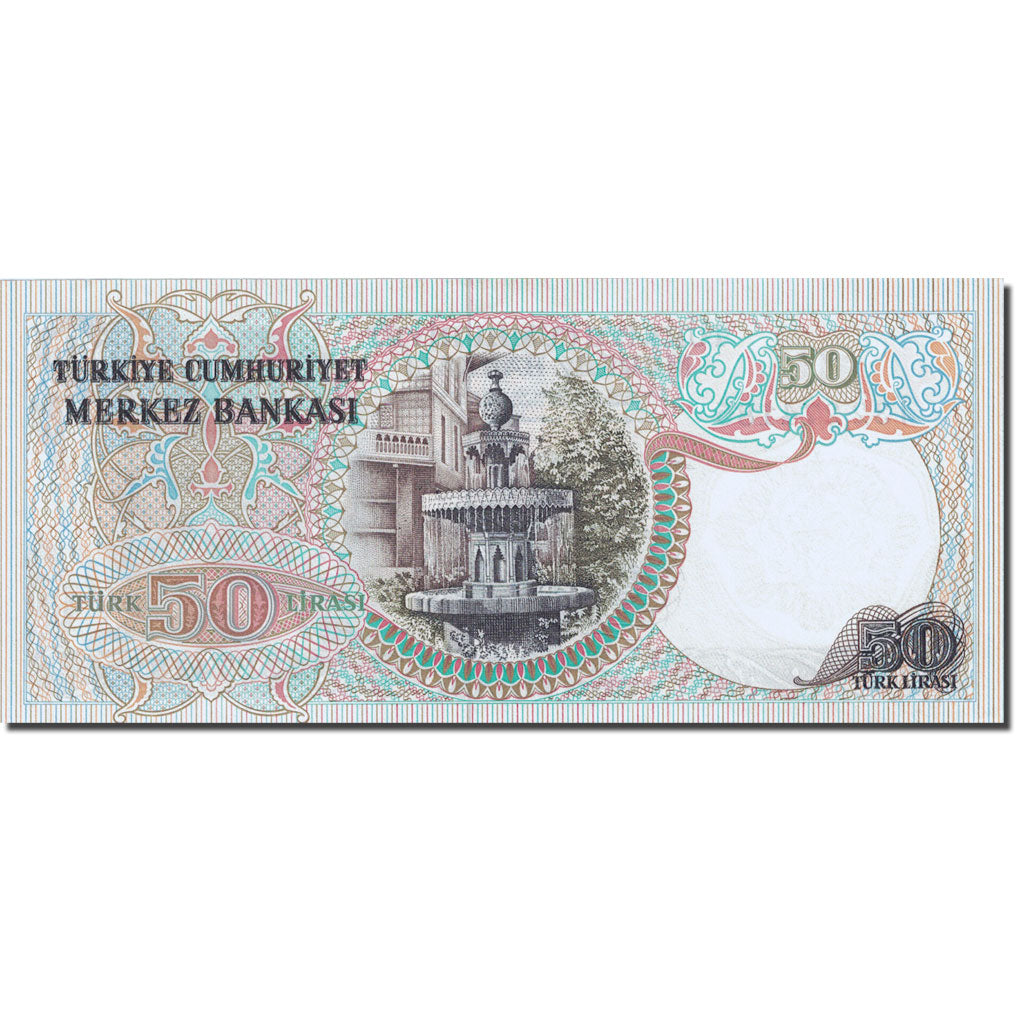 Banknote, Turkey, 50 Lira, 1971-1982, 1976, KM:188, UNC(63)